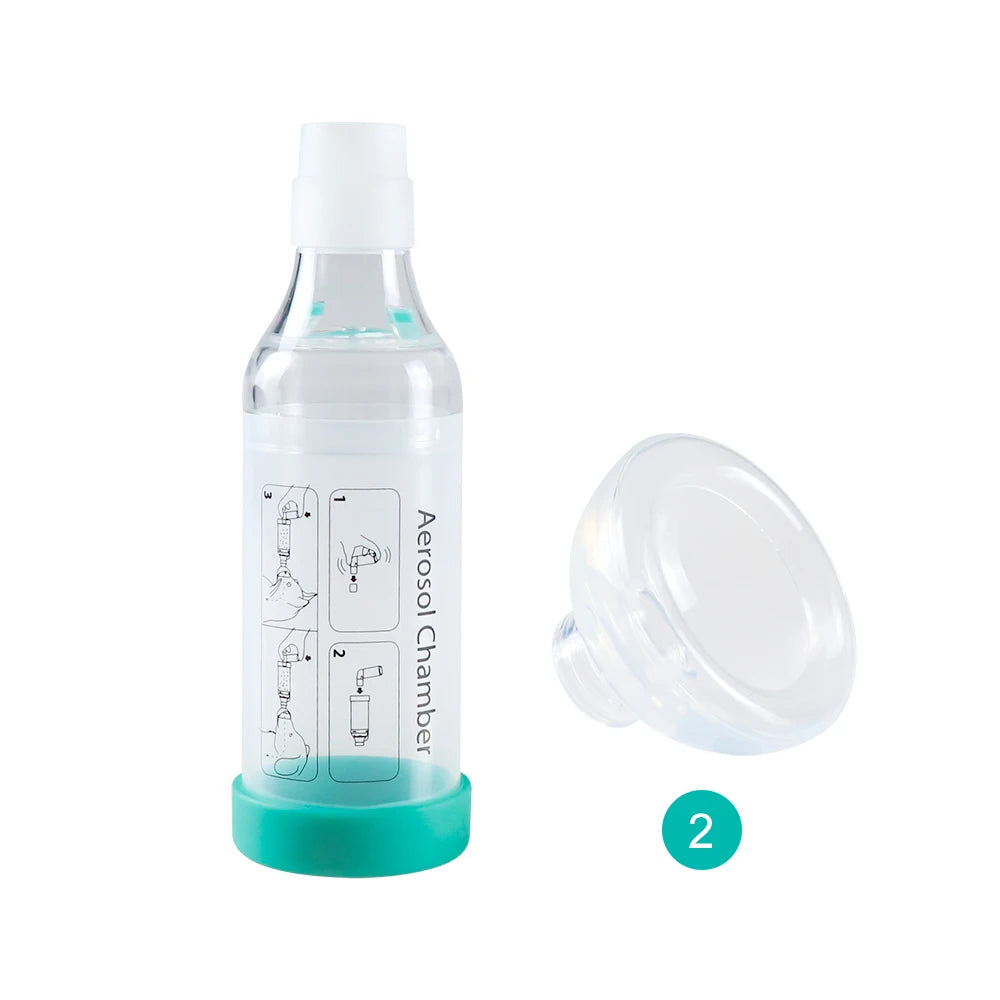 Cat Aerosol Chamber Pet Dog Portable Inhaler Spacer With Breathing Indicator Silicone Mask For Veterinary Equipment Vet Clinic
