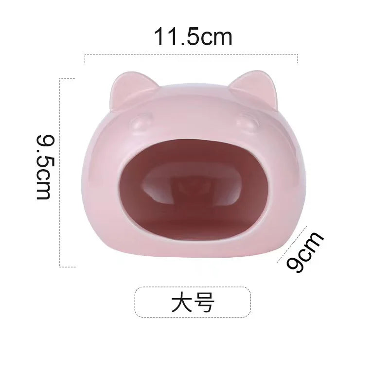 New 1PC Summer Cooling Hamster Ceramic House Sleeping Bag Small Animal Nest Guinea Pig Breathable Rooms Hamster Accessories