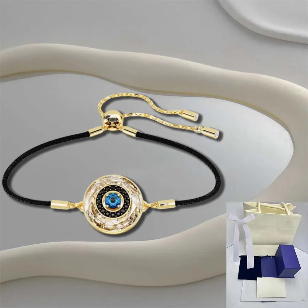 New Sublima Round Devil's Eye Gold Plated Bracelet cat Women's Personalized Simple Gift