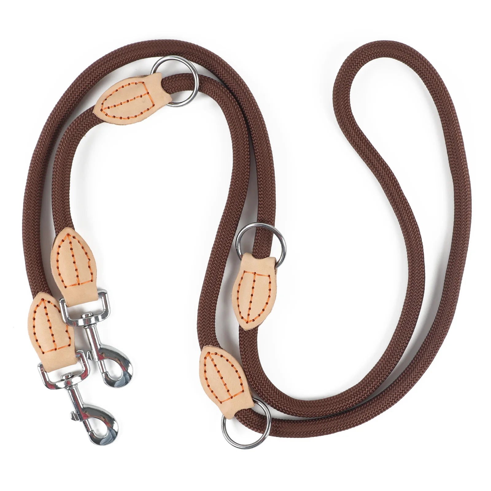 210cm Multipurpose medium size Dog Double Leash Leashes Adjustable And Nylon Luxury Hands Free Small Dog Leash For 2 Dogs