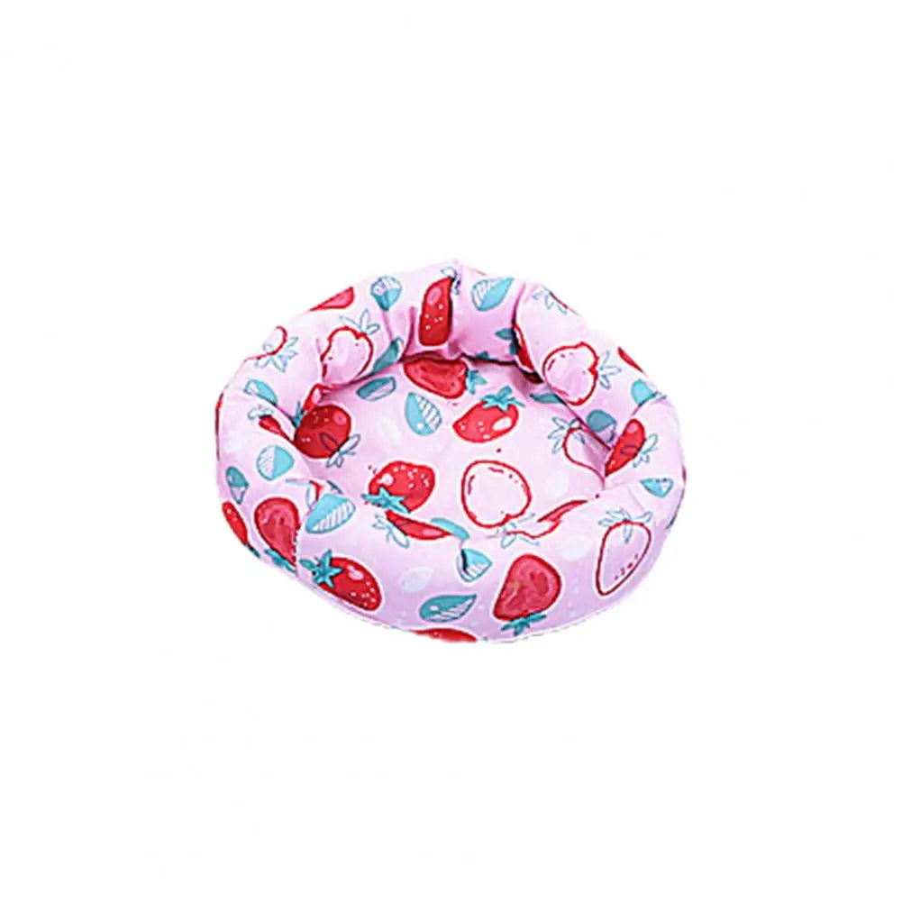 Lovely  Pet Sleep Mat Washable Hamster Hedgehog Rat Sleeping House Habitat Nest Comfortable Plush Hamster Cushion for Indoor