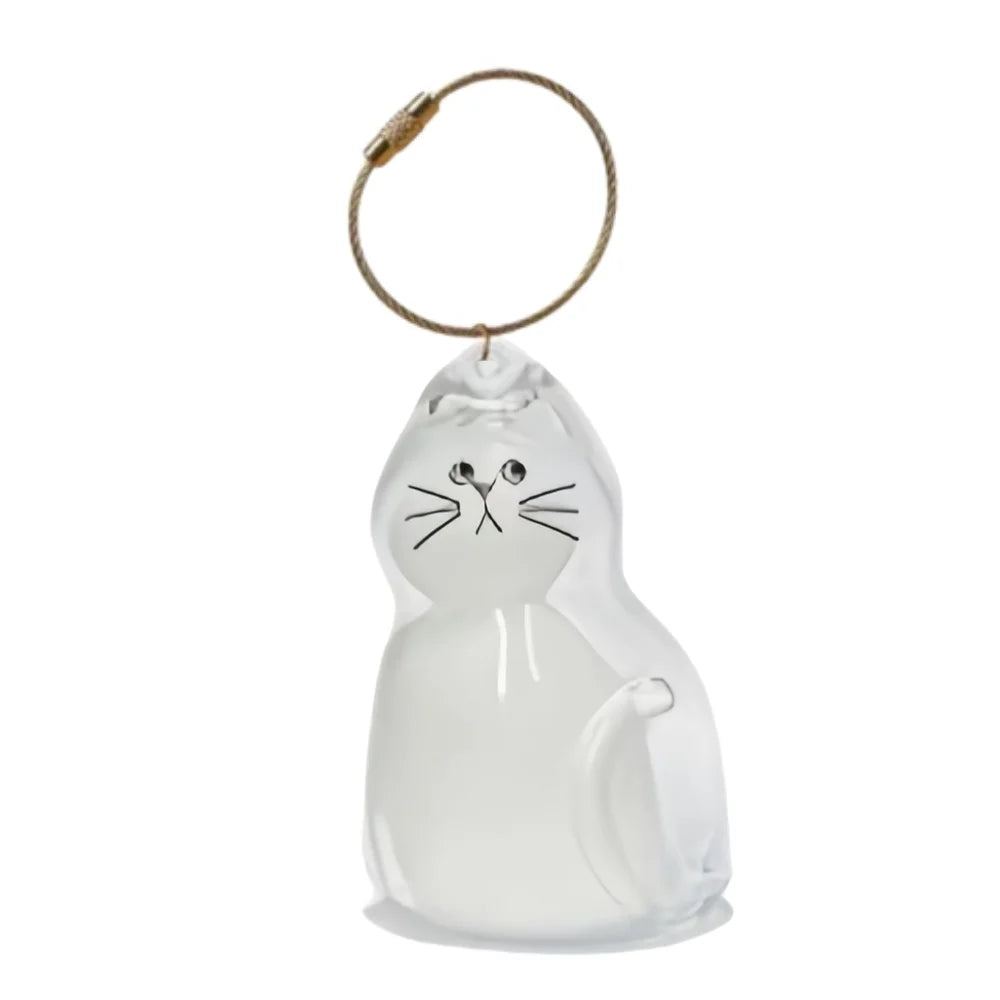 1/3pcs Transparent Cat Memorial Capsules Pet Hair Keepsake Box with Hanging Loop for Cat Lovers Gift Pendant Keychain Pet Access