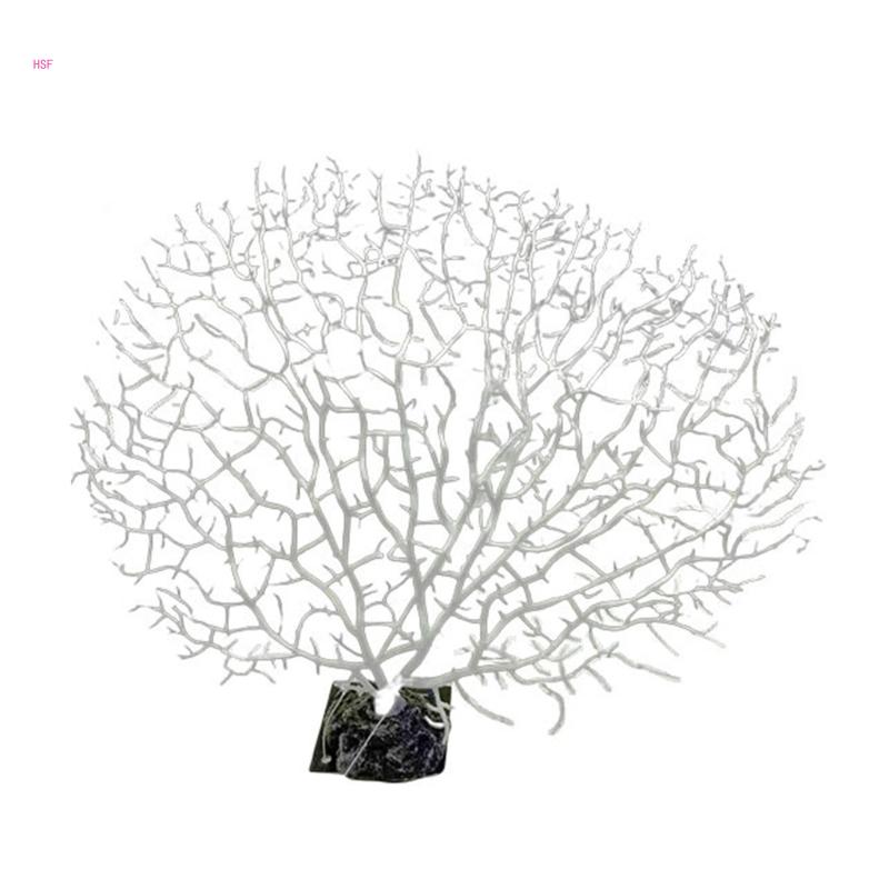 Artificial Coral Branch Décor Faux Coral Décor Sea Fan Coral Decorations