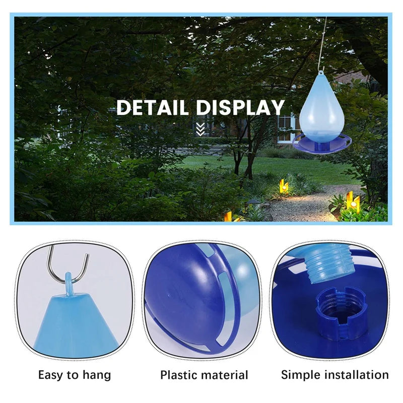 Automatic Bird Water Feeder Water Droplet Shaped Bird Waterer Easy Hanging Bird Feeder With Hook Bird Water Dispenser-A97Q