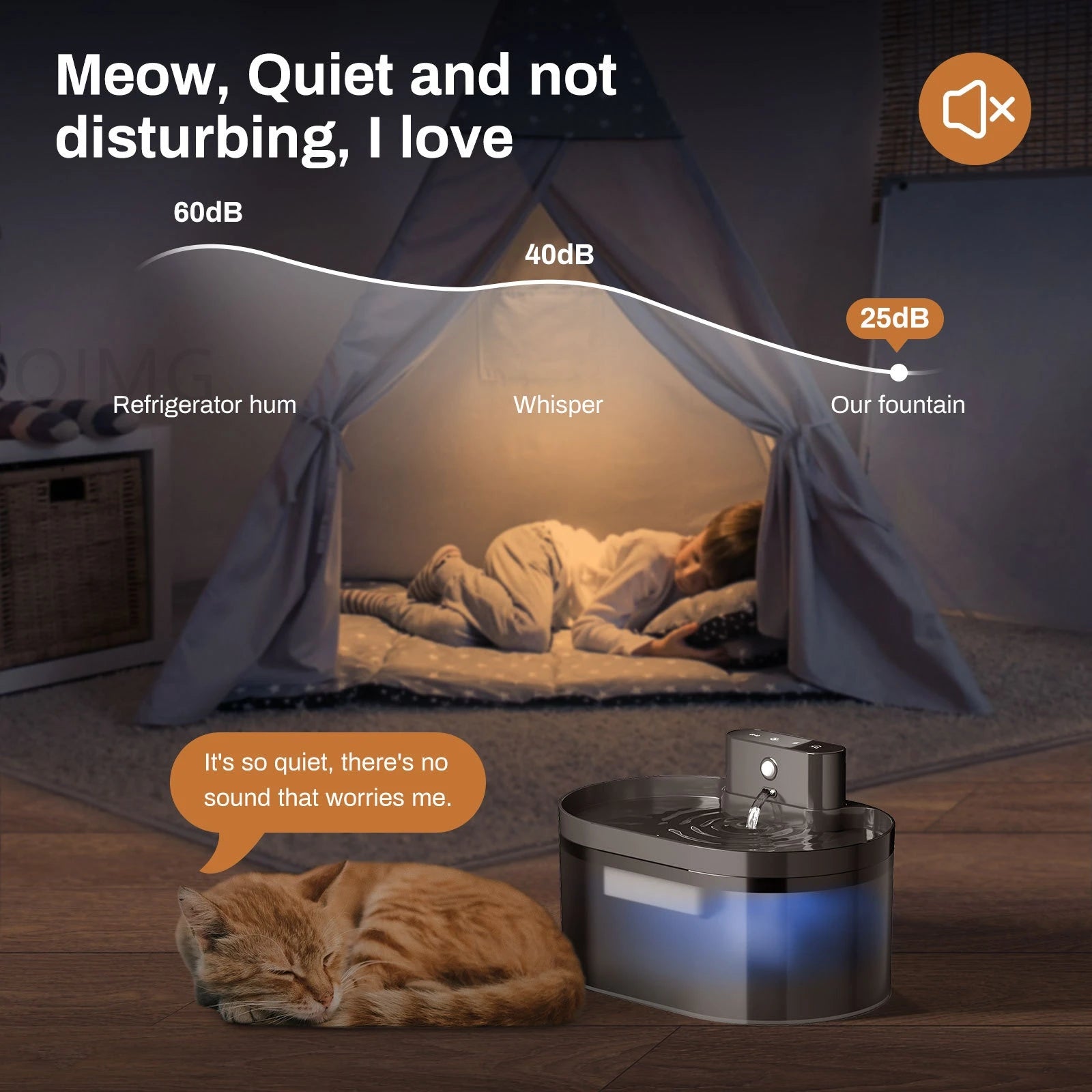 Rechargeable Cat Dog Water Dispenser Automatic Circulating Fountain Wireless No Plug Pet Drinking Bowl