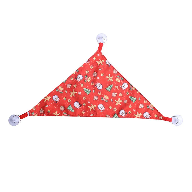 1pc Bearded Dragon Hammock Lizard Lounger Ladder Hanging Bed Accessories Reptile Habitat Terrarium Decoration