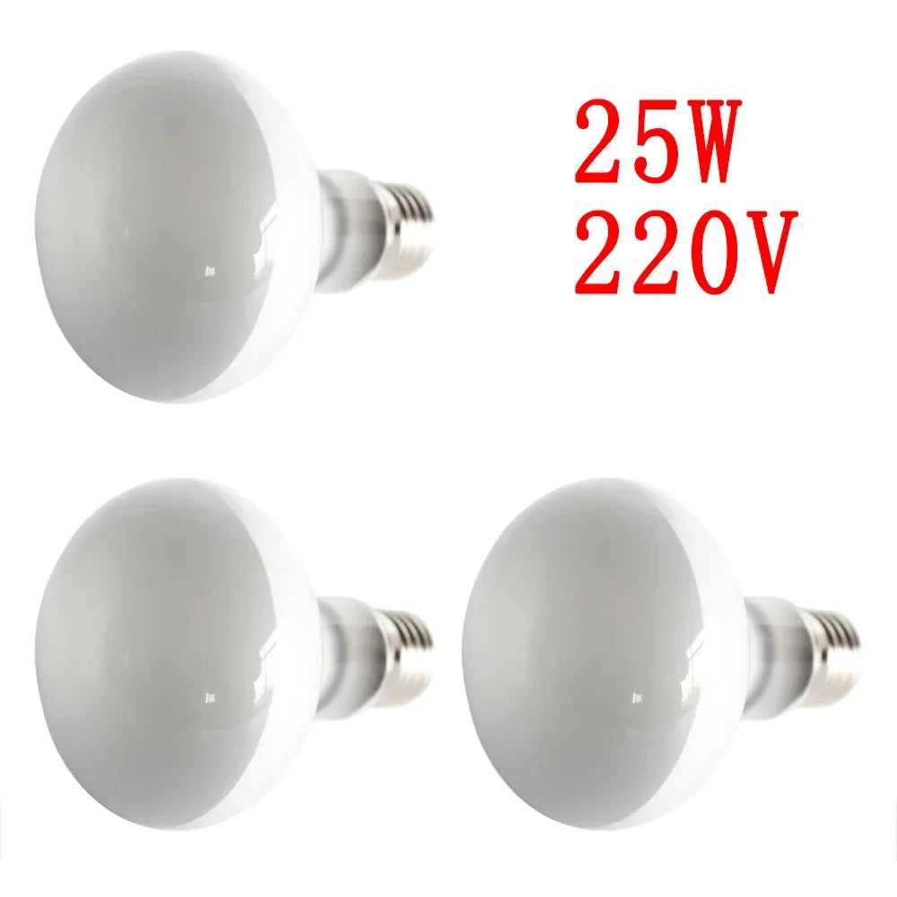 100W Reptile Heating Lamp E27 Ceramic UVB Turtle Lizard Ultraviolet Light Bulb Amphibians Terrarium Lighting Supplies