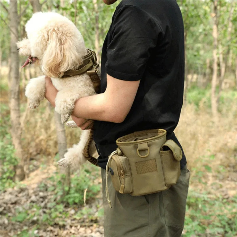 Portable Dog Treat Bag Outdoor Dog Treat Pouch For Training Feeding Bag Pet Trainer Waist Bag Dog Supplies