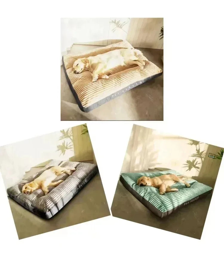 Big Dog Mat Corduroy Pad for Medium Large Dogs Oversize Pet Sleeping Bed Big Thicken Dog Sofa Removable Washable Pet Supplies