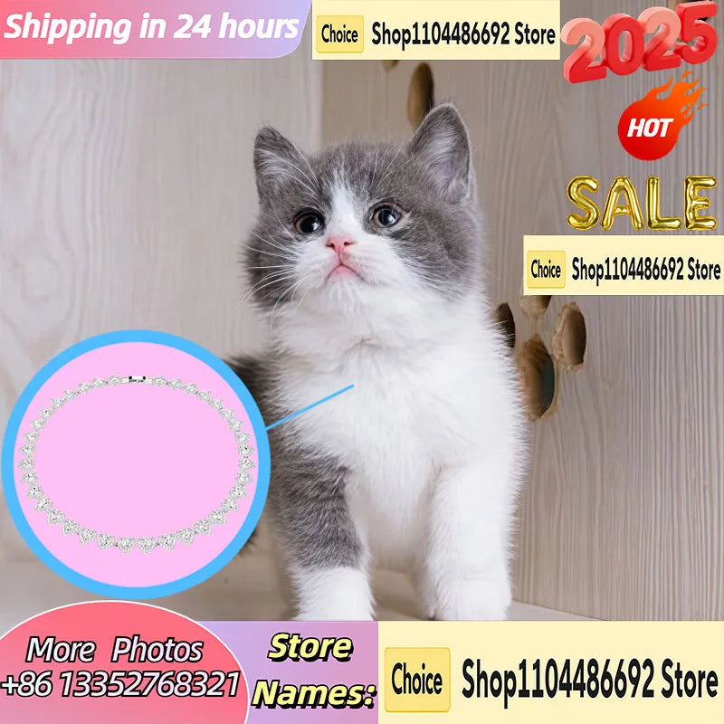 2025 Cat Accessories Good Brand Silver Color  Ariana Grande Tennis Necklace Women's Romantic Luxury Jewelry Gifts Set