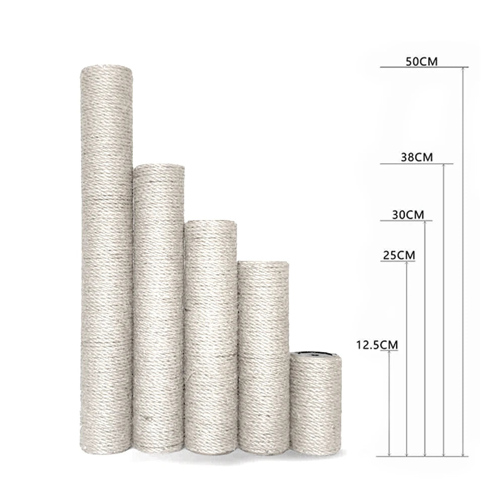 Sisal Cat Scratching Posts Replacement Easy Installation Cat Claw Sharpener Cat Kittens Supplies