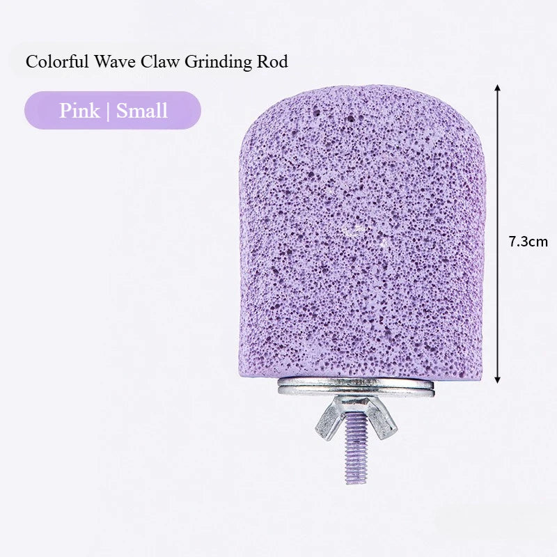Bird Resin standing paw grinding sticks Nail Trimming Perch Paw Grinding Stick Bird Toys Parrot Grinder Parrot perch bird stand