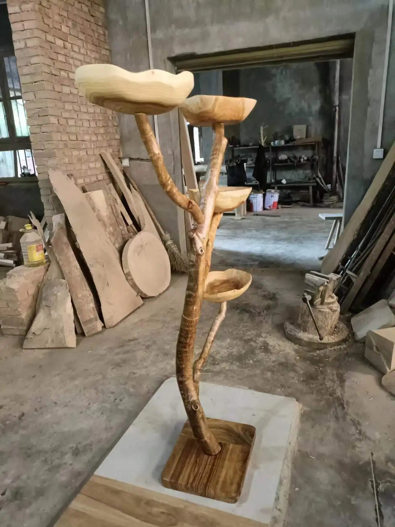 Guansen Biodegradable Large Multi Level Cat Tree Activity Cat Tower Furniture Sisal Scratching Pet Cat Tree