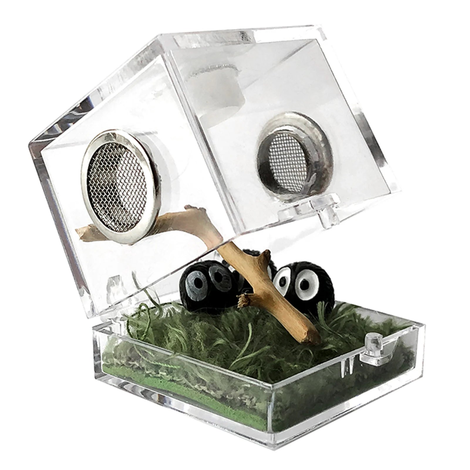 Reptiles Breeding Box Terrarium Plastic Reptile Breeding Box Terrarium Cage Insect Viewing Box For Spider Cricket Snail Beetl