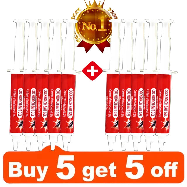 Cockroach Gel Bait Natural Cockroach Control Killer Indoor Infestation Versatile Long-lasting Roach Gel for Home