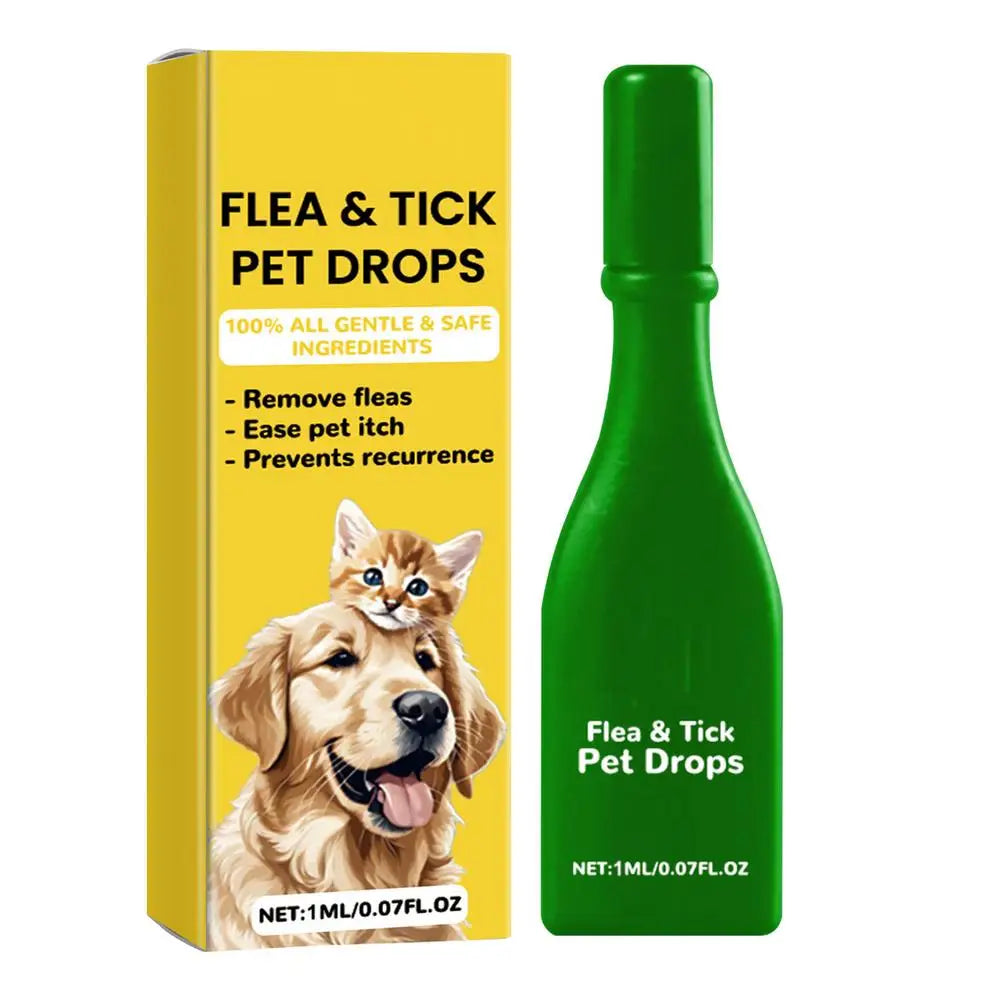 Pet Dogs Cat Vitro Drops Pet External Drops Anti Flea Drops Long Lasting Tick Removal Tool Comfortable Tick Liquid for Cats