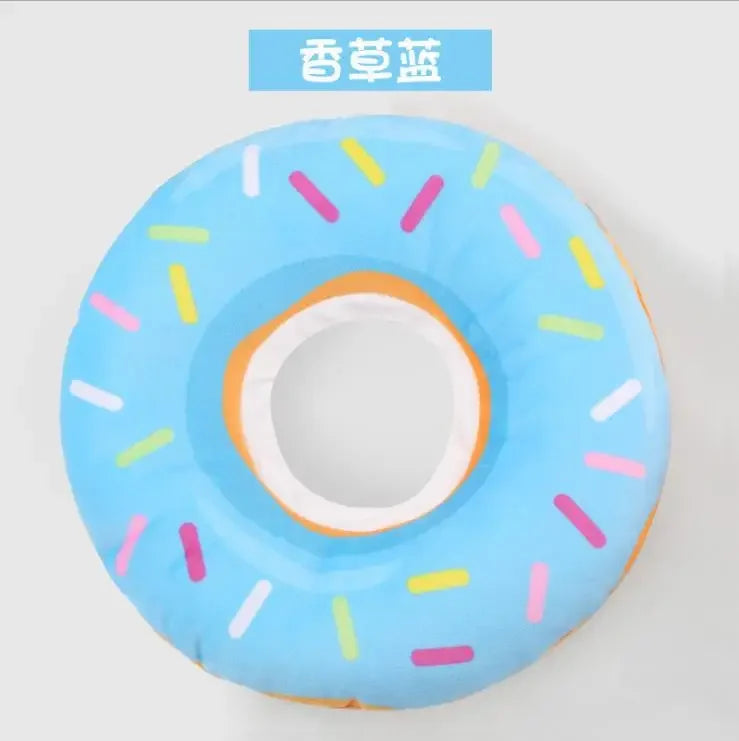 Sweet Donuts Cat Elizabethan Collar Pet Dog Neck Cone Recovery Collar for Anti-Bite Lick Surgery Cat Accessories Pet Collars
