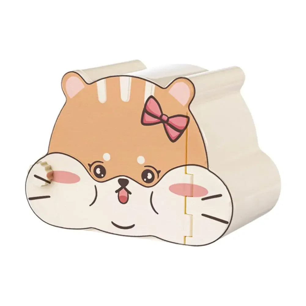 Cartoon Small Pet Cage For Small Pet Hedgehog Hamster Hideout House Cute Hamster Hide Cave Hamster Cage Accessories N3s8