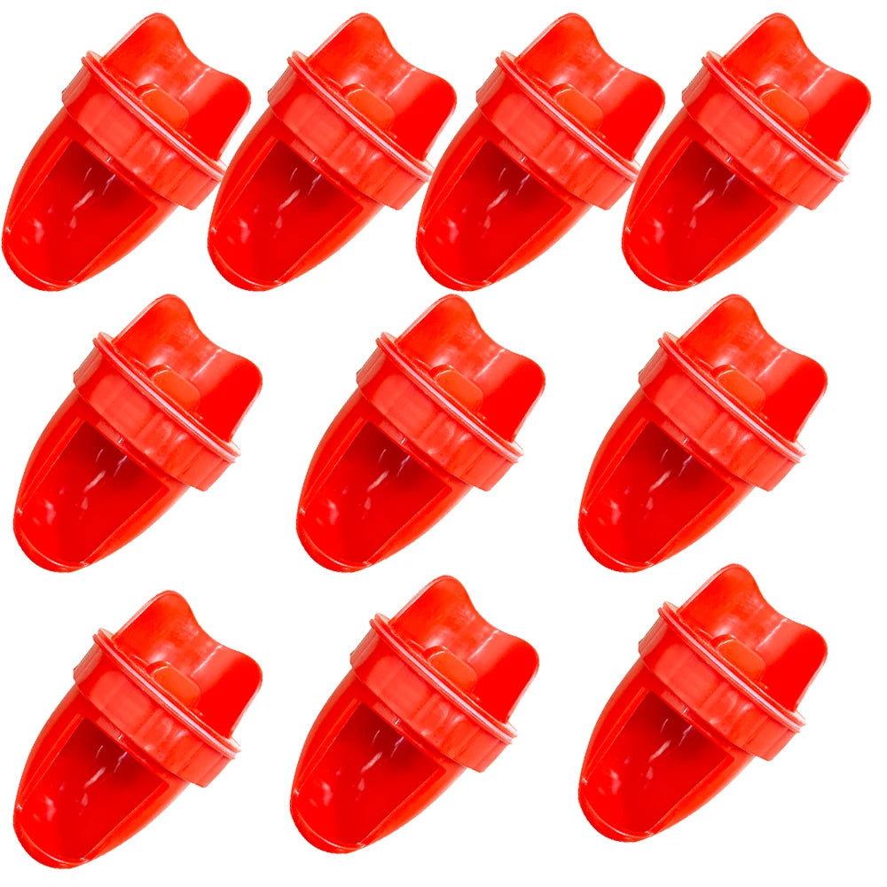 Chicken Feeder Poultry Feeding Supplies DIY Rain Proof Poultry Feeder Port Gravity Feed Kit For Buckets Barrels Bins Troughs
