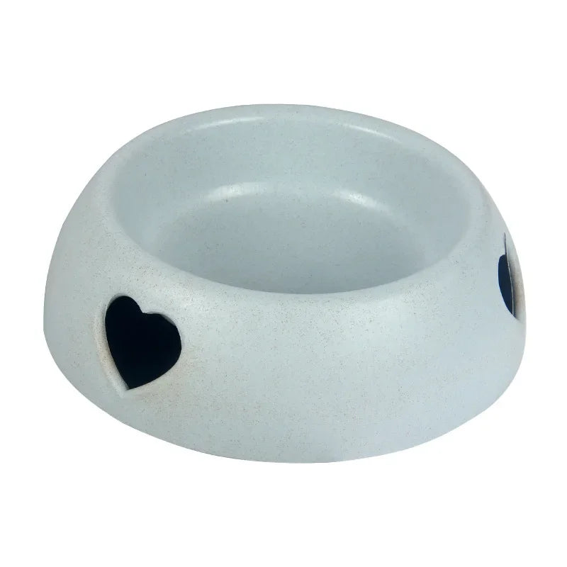 Supplies Dog Bowls and Rice Bowls Plastic Heart-shaped  Bowls Pet Bowls and Cat Food Bowls Wholesale