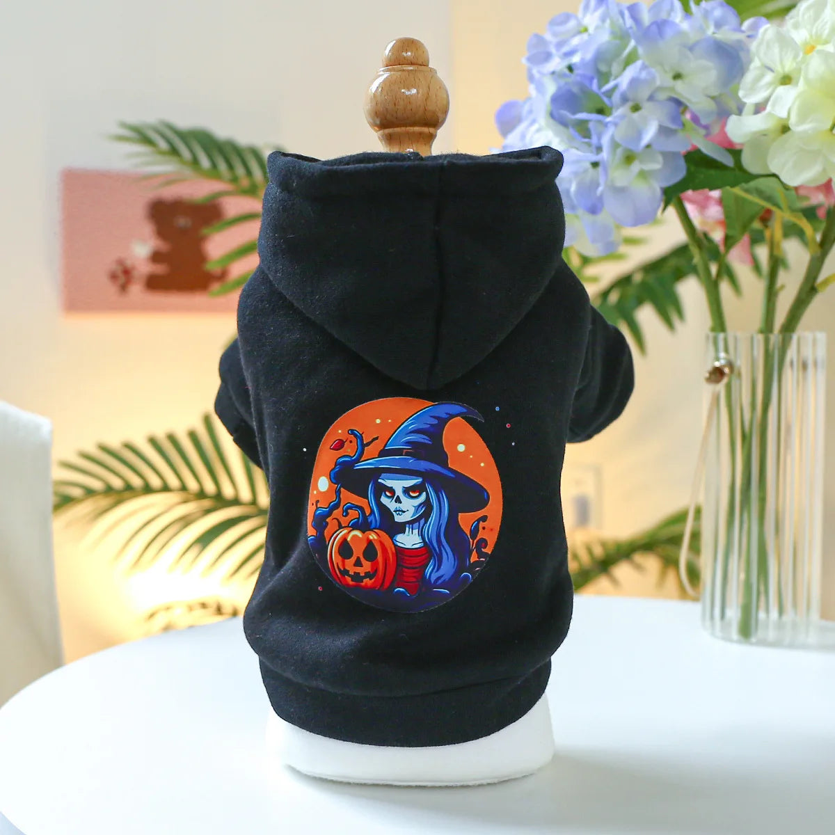Halloween Cat Puppy Hoodies Autumn Winter Pet Pullovers for Small Dogs Cats Sphynx Clothing Kitten Costume ropa para gatos