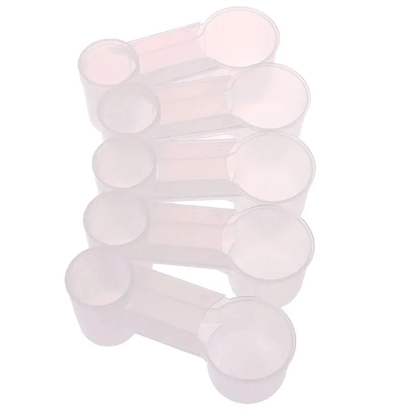 5Pcs Plastic Bird Feeder Clear Water Bottle Drinker Cup for Pigeon