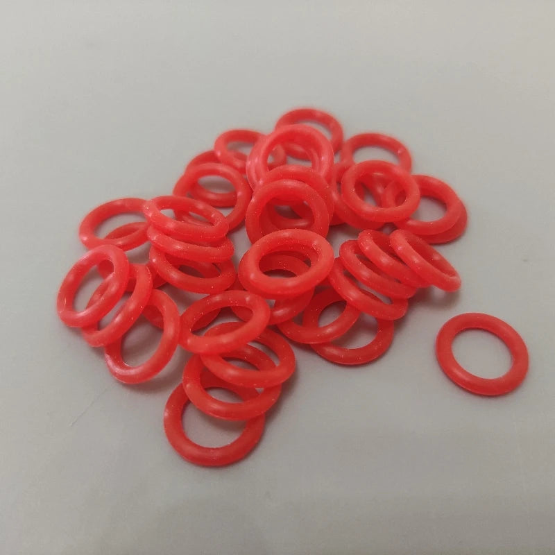 100PCS Pigeon Foot Rubber Ring Colorful Elastic Identification Rings for Carrier Pigeon Racing Pigeons Bird Appliances 8mm