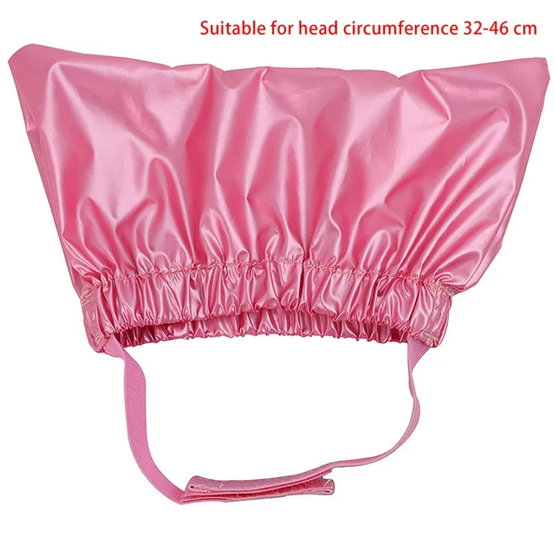 Bath Shower Cap for cat Double Waterproof Layers Bathing Shower Dog shower cap Pet Grooming Supplies Dog Cat Caps