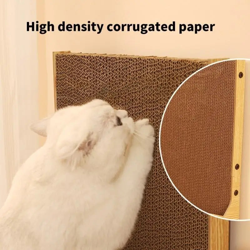 D0AD Corner Cats Scratching Post Integrated Scratch Board Durability Scratch Board