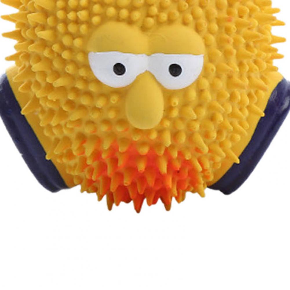 1/4Pcs Interactive Dog Toy Squeaky Cute Geek-shaped Dog Toy Teeth Cleaning Fun Dog Toys Playtime And Chewing Dog Accessories
