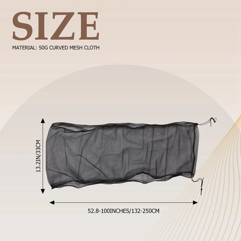 3Pcs Large Adjustable Bird Cage Cover Seed Feather Catcher Universal Birdcage Nylon Mesh Net Cover Soft Airy Skirt Guard-X40A