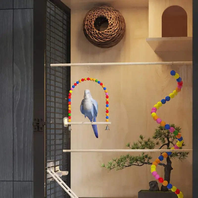 Developmental Toys Bird Foraging Toys Parrot Feeder Tabletop Training Toys Forage Box Intelligence Growth Cage Food Dispenser