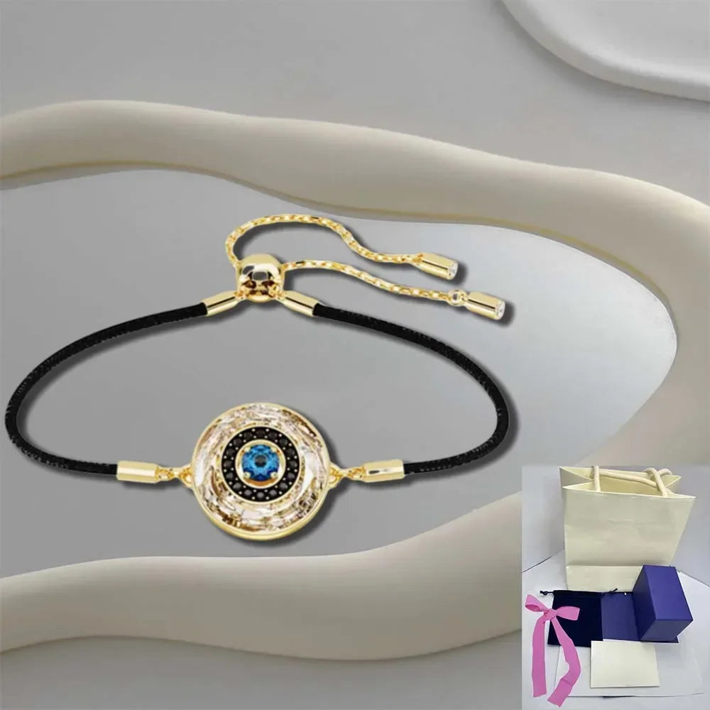 New Sublima Round Devil's Eye Gold Plated Bracelet cat Women's Personalized Simple Gift