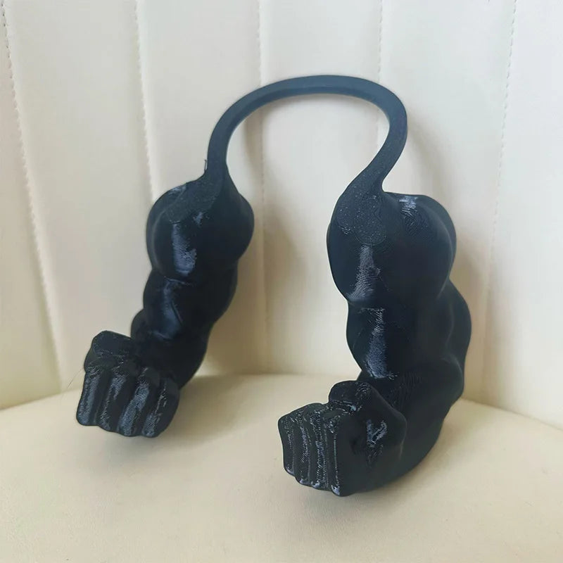 Funny Cat Muscle Arm Clothing Decoration Props 3D Printed Pet Interactive Neck Hanging Toy Role-playing Accessories Birthday Toy