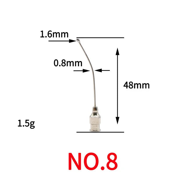 1Pc Stainless Steel feeding Tube Medicine Feeder Elbow Quail Parrot Bird Feeding Tube Small Animal Pet Feeding Tools