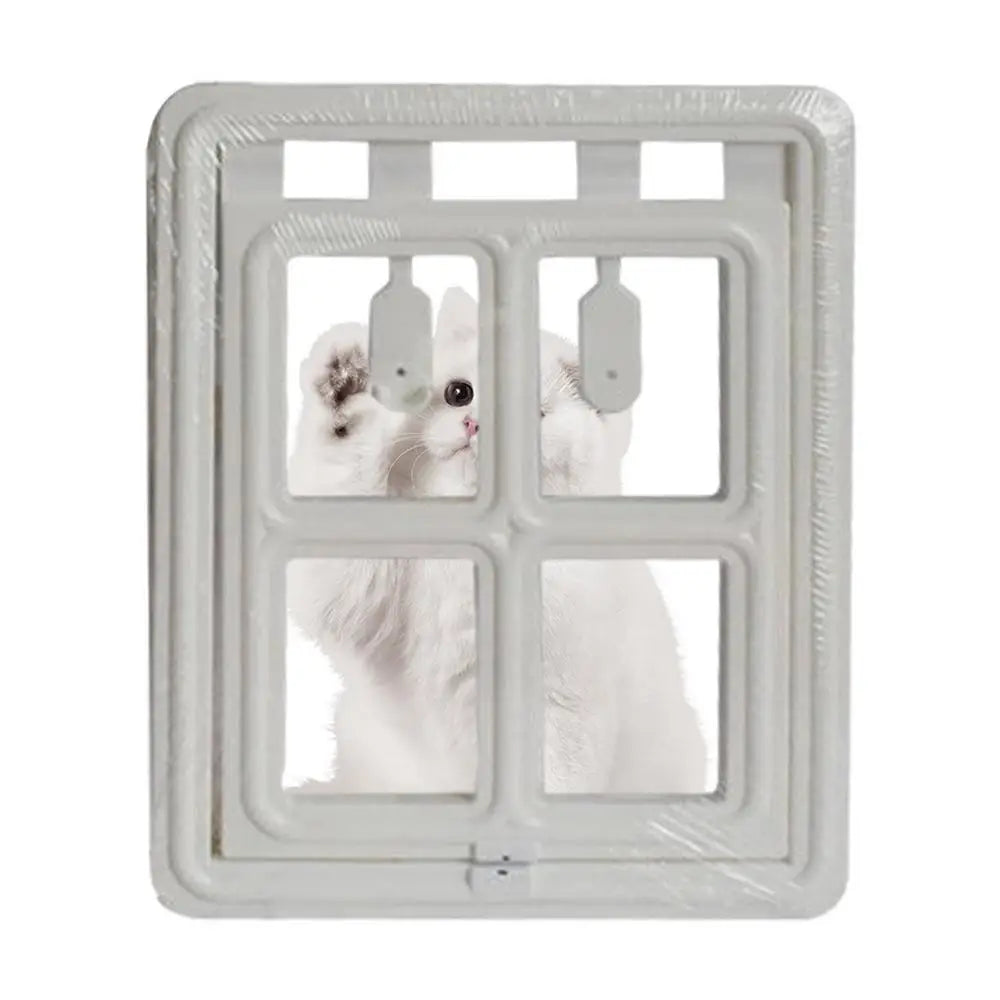 Magnetic Pet Door Magnetic Closure Doggy Door For Wall Easy Setup Pet Door Pet Supplies Pet Safe Doggie Door For Dog Cat Kitten
