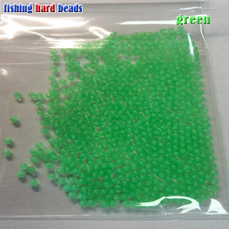luminous small beads golw in the dark fishing beads quality  500pcs/lot