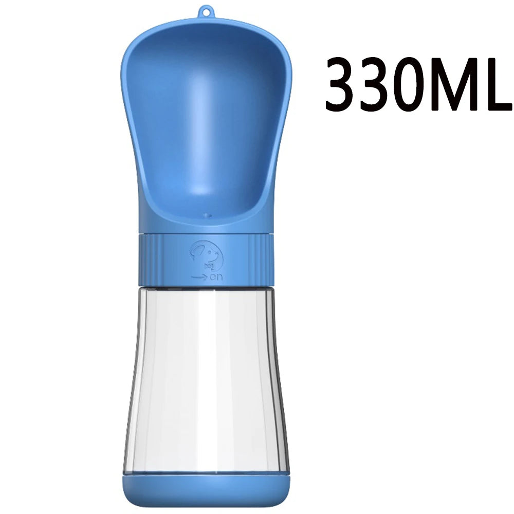 Twist Open Dog Water Bottle Portable Drinking Water Feeding Food Bowl Traveling Walker Dog Accessories Outside Puppy Pet Bottle