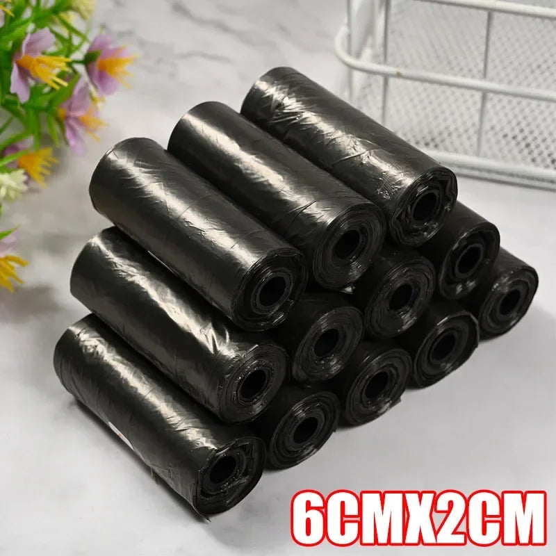 15/600pcs Dog Poop Bags Disposable Pet Waste Bags Dog Waste Bags Design Pet Poop Clean Pick Up Bone Bag Dispenser Tools