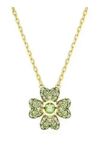 New Hot Sale Idylia Crystal Pearl Heart-shaped Lucky Grass Set; Elegant and Noble Cat Accessories as a Gift