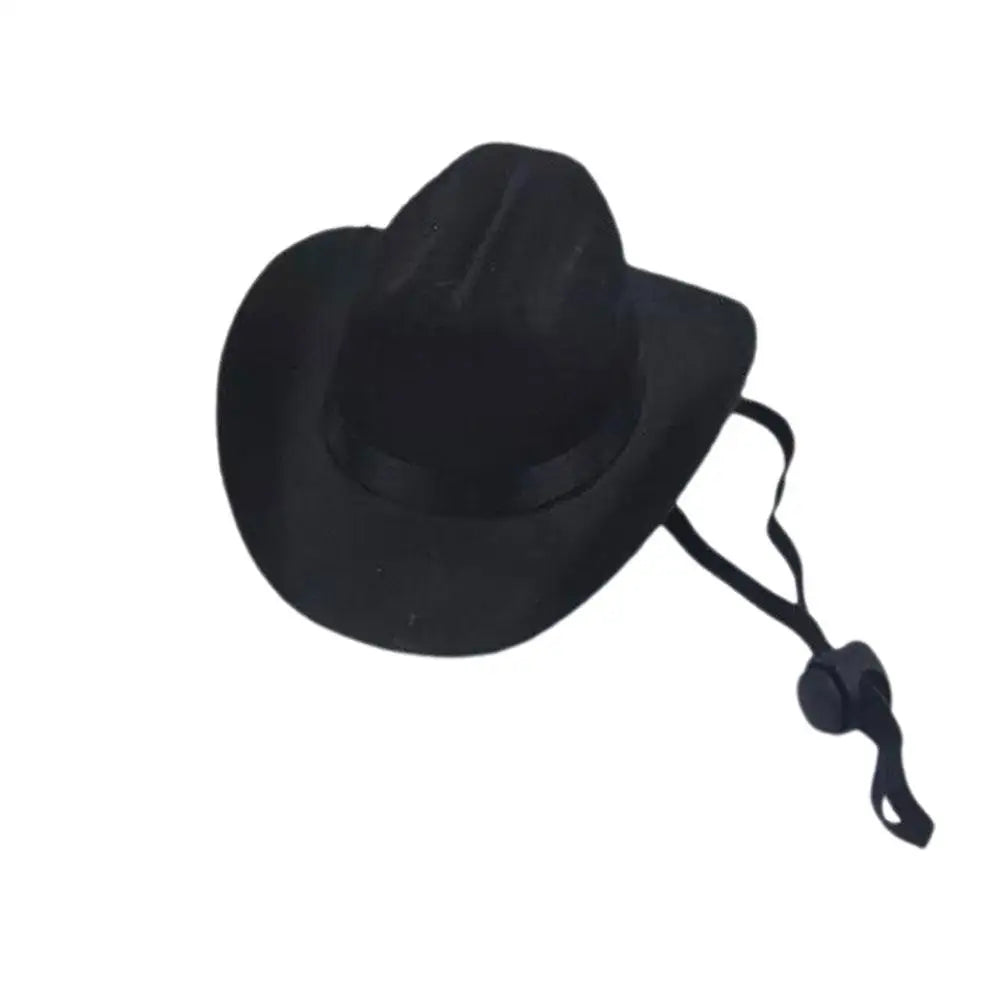 Pet Dog Cowboy Hat Headgear Cat Funny Headwear Outdoor Adjustable Cosplay Photo Dog Props Performance Accessories Caps G7I6