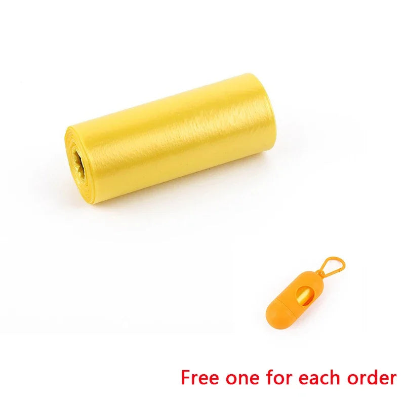 120 Rolls Dog Poop Bag 15 Bags/ Roll Large Cat Waste Bags Doggie Outdoor Home Clean Refill Garbage Bag Pet Supplies