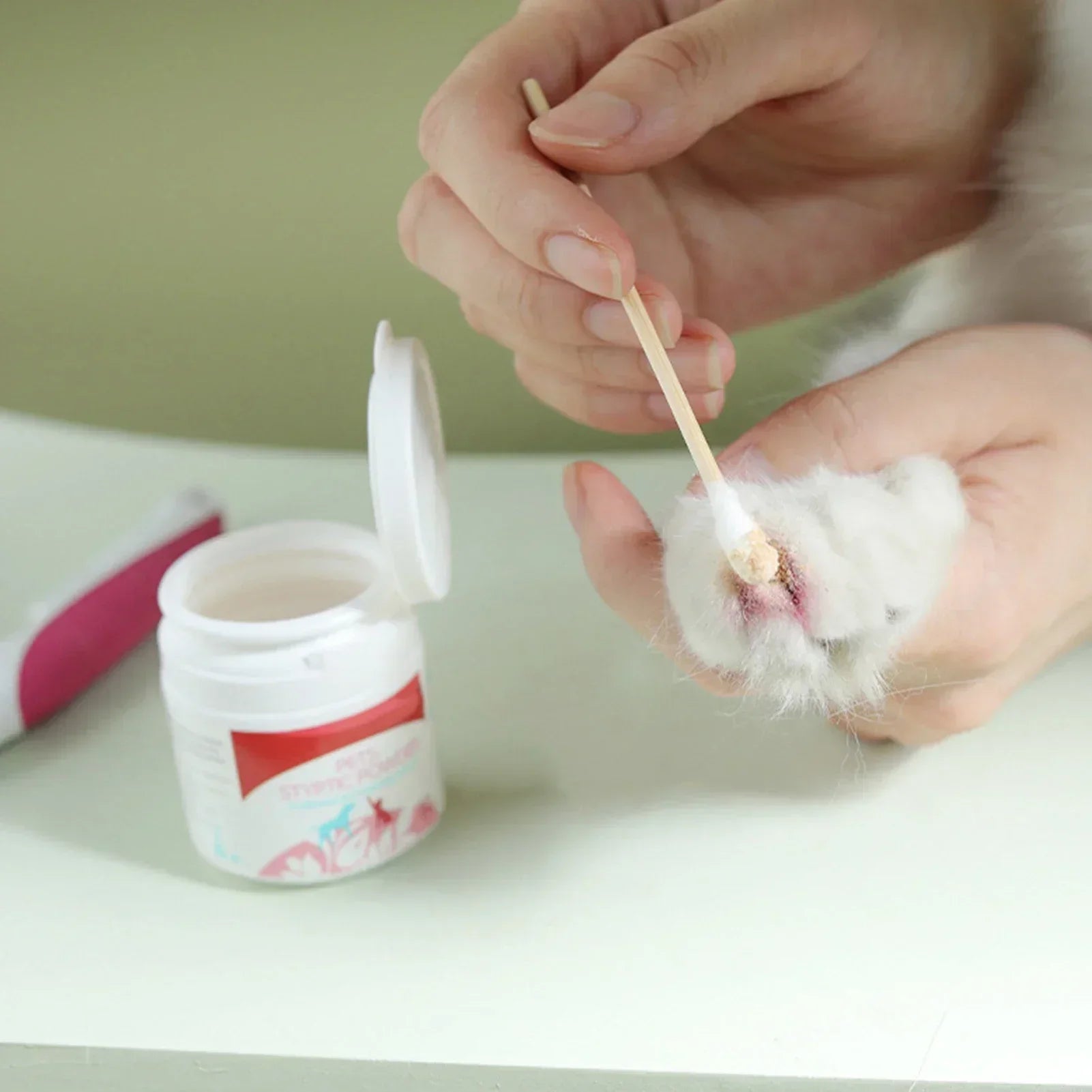 14g Pet Styptic Stop Bleeding Dog Nail Bleeding Quick Hemostatic Powder Claw Nail Wound Bleeding Blood Coagulant Pet Supplies