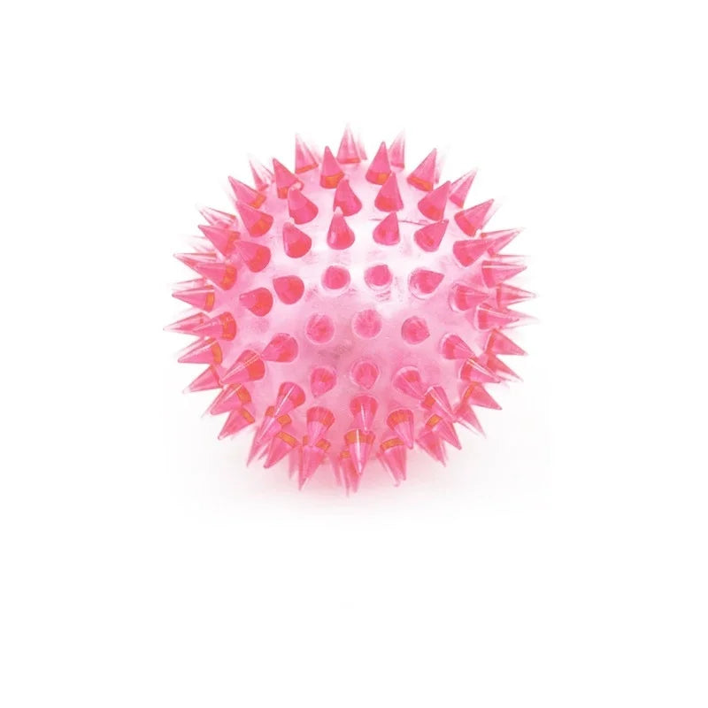 Pet dog toys, cat and puppy vocalization toys, squeaking teeth cleaning balls, training pet teeth chewing toys, thorn balls