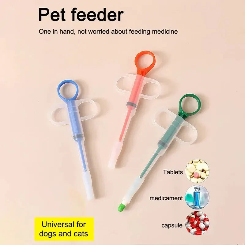 1/3/10Pcs Pet Propulsive Silicone Drug Feeder Tablet Liquid Comfortable Dog Cat Universal Safe Easy To Clean And Use Repeatedly