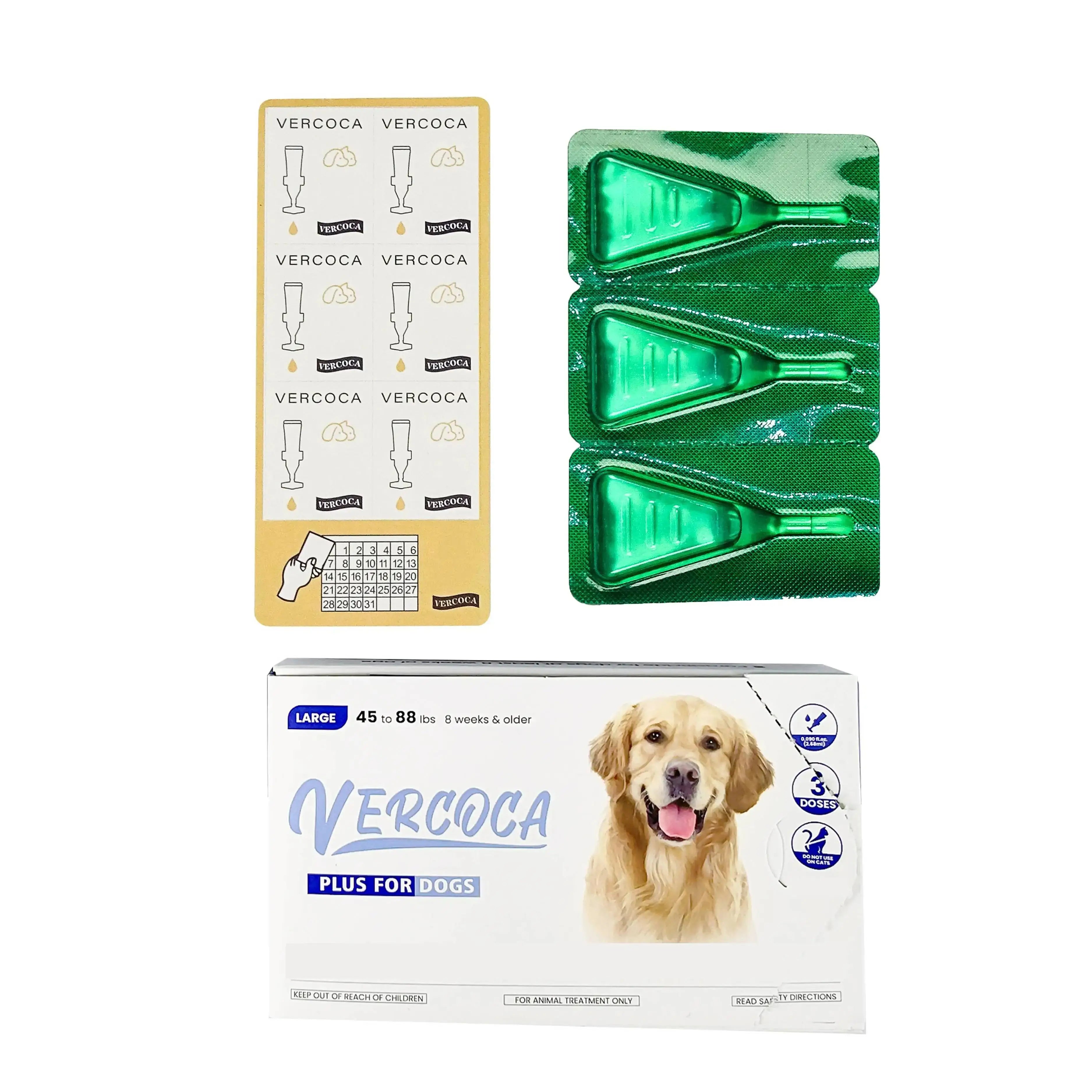 Economical 3 tube one Box Flea Drops Itching Relief Outdoor Mosquito, Mites and Flea Repellent Drops I Large Size Dogs
