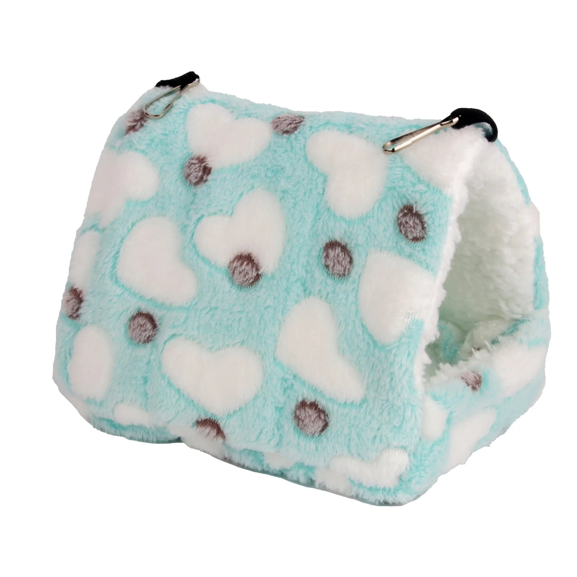 Hamster House Warm Soft Beds and Houses Rodent Cage Printed Hammock for Rats Cotton Guinea Pig Accessories Small Animals 햄스터