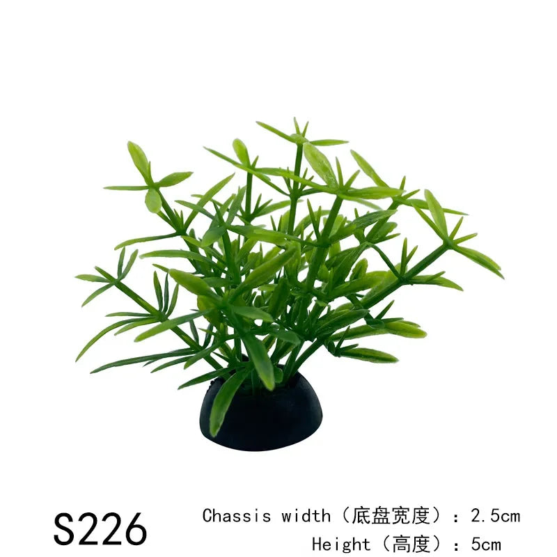 Artificial Plants Aquarium Decor Simulation Water Weeds Ornament Plant Fish Tank Landscaping Aquarium Grass Fish Tank Decoration