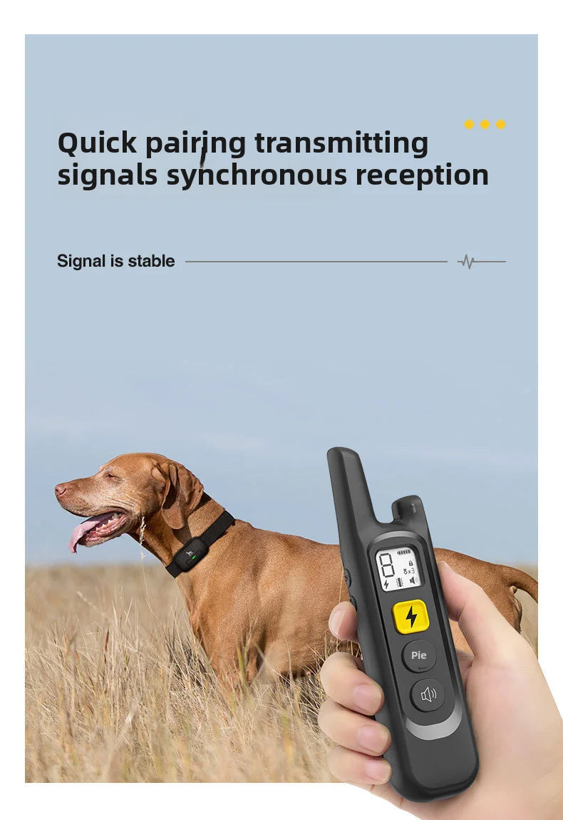 Remote control dog training device dog anti-barking electric shock collar large dog training electric circle small dog barking s