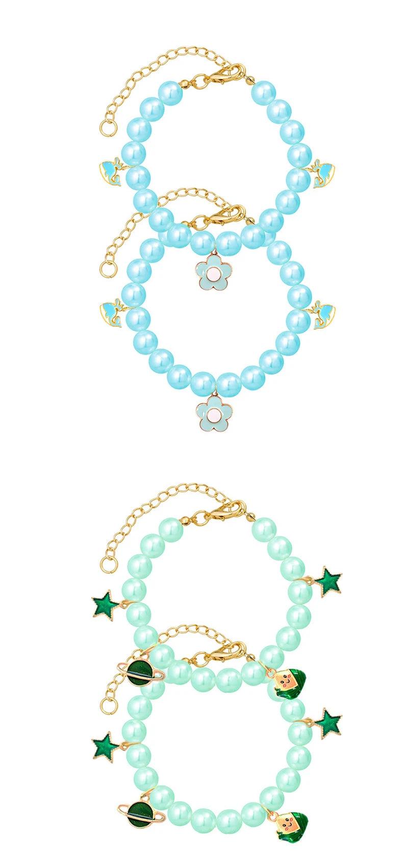 Pearl Cat Necklace Cute Cat Collar Decoration Love Crystal Cat Pendant Adjustable Kitten Necklace Fashion Pet Supplies